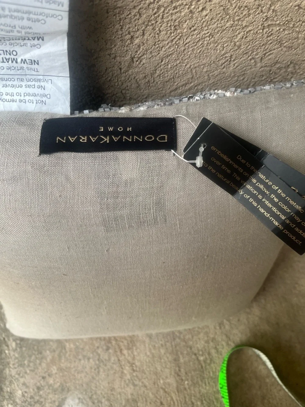Donna Karan pillow Neutral Gray and White Bedding Set